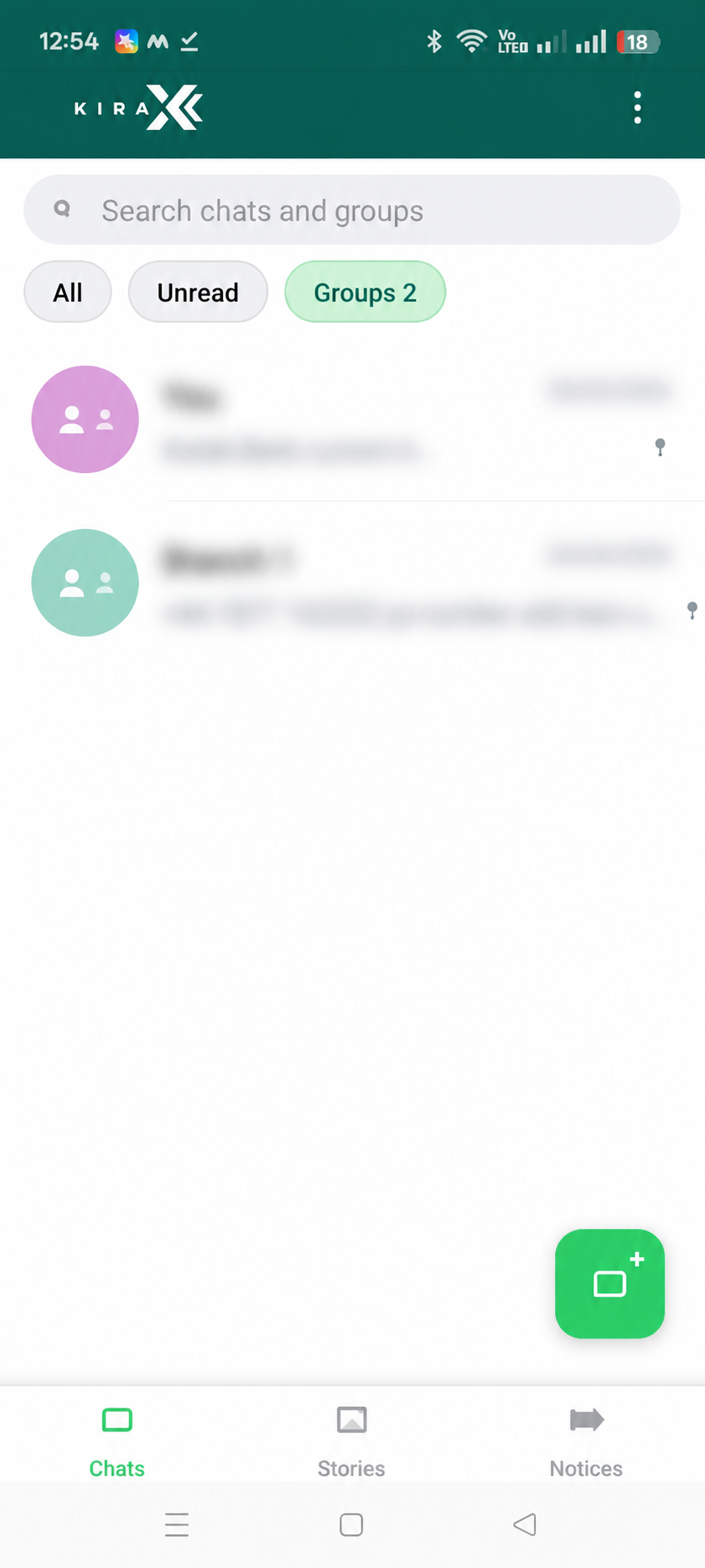 Business messaging app